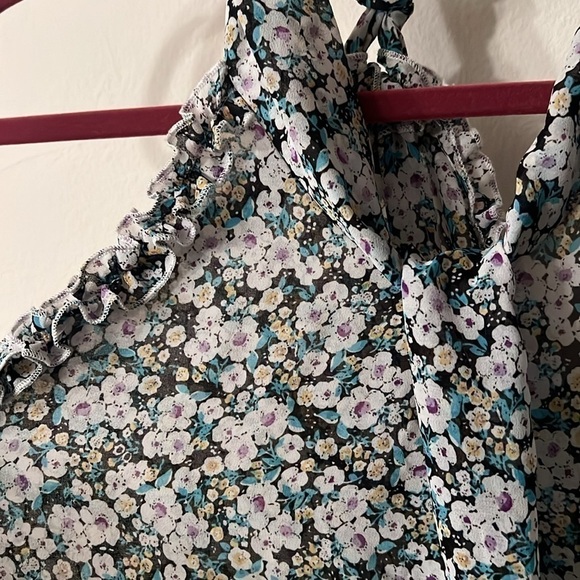 My❤️Se see thru sleeves top size M BOHO - Picture 8 of 12